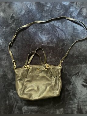 Coach Women’s Black Purse Shoulder Bag Good Condition